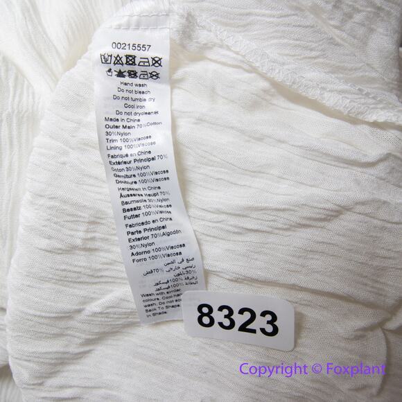 New! City Chic Holland Maxi Tiered Dress‎ ivory white, plus size 16 - Picture 16 of 16